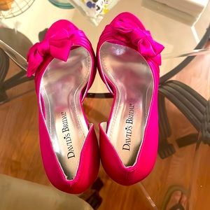 David Bridal pink Women Heels size 8